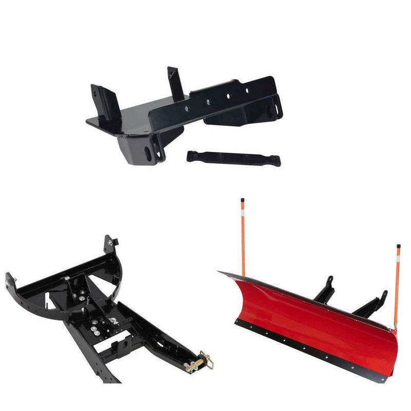 Load image into Gallery viewer, Denali Black UTV Snow Plow Kit For Yamaha Wolverine R-Spec YXE70 4x4 FI EPS 2016-2019
