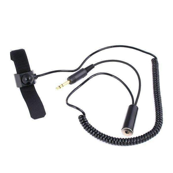 Rugged Air General Aviation Pilot Velcro Mount Push to Talk (PTT) Coil Cord PTT-VM2-AV