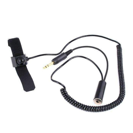 Rugged Air General Aviation Pilot Velcro Mount Push to Talk (PTT) Coil Cord PTT-VM2-AV