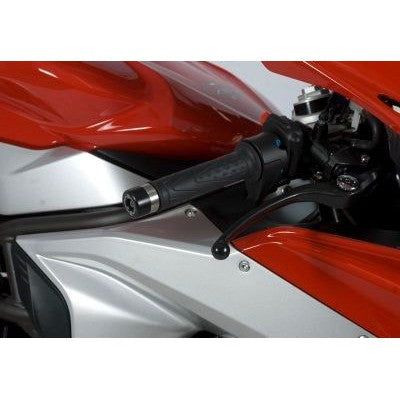 R&G Racing Black Bar End Sliders For 2020-2024 MV Agusta Brutale 1000RR