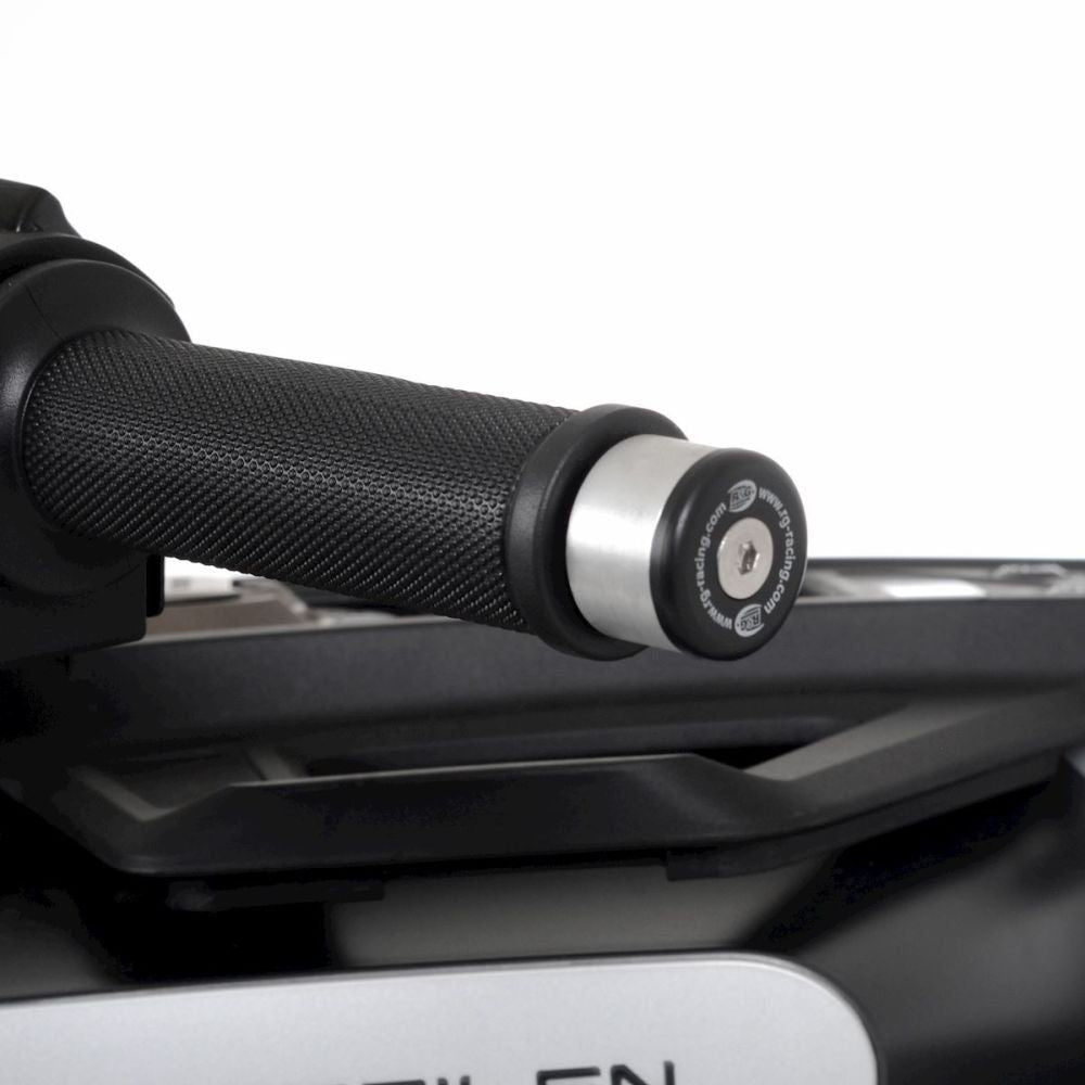 R&G Racing Black Bar End Sliders For 2021-2023 Husqvarna 125 Svartpilen