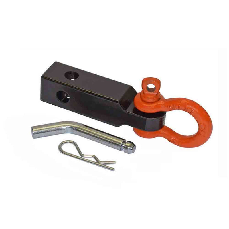 Load image into Gallery viewer, Rigid Hitch (TSM-125-D) 1-1/4 inch Receiver Hitch Mount Shackle with Hitch Pin - 4,000 lbs. Working Load Limit - Made in USA
