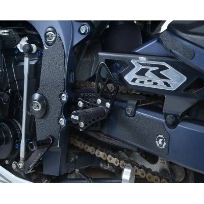 Load image into Gallery viewer, R&amp;G Racing Black Boot Guard Kit For 2011-2018 Suzuki GSXR600
