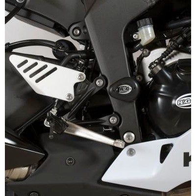 Load image into Gallery viewer, R&amp;G Racing Black Aero Style Crash Protectors Lower For 2013-2024 Kawasaki Ninja ZX6R ZX600F
