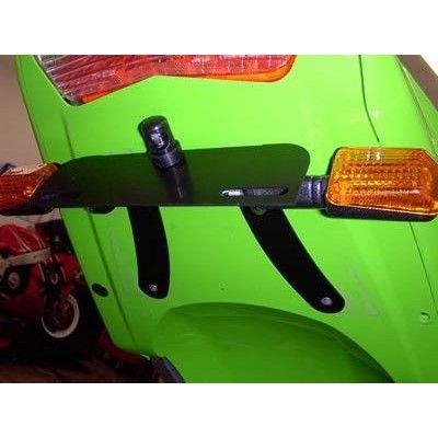 R&G Racing Black Tail Tidy License Plate Holder For 2003-2004 Kawasaki Ninja ZX6R ZX636C