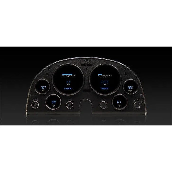 Dakota Digital 1963-1967 Chevrolet Corvette Series III Gauge Kit with Teal/Blue Display VFD3-63C-VETT-Z