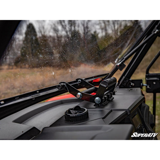 SuperATV Polaris General XP 1000 Scratch Resistant Flip Windshield FWS-P-GENXP-RC-70