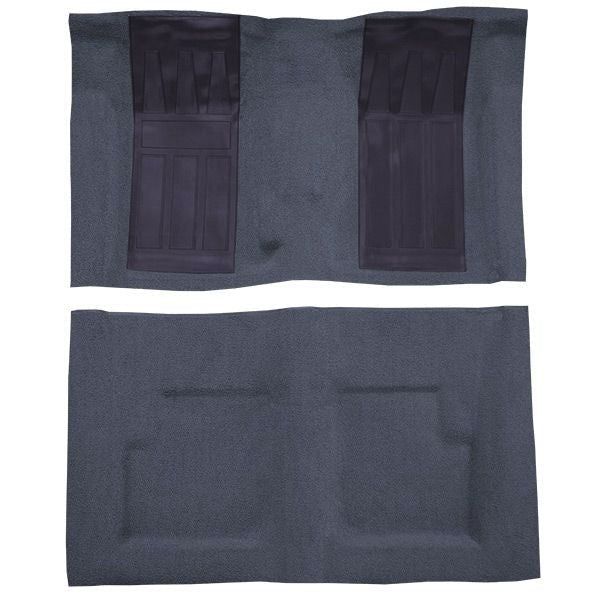 ACC Replacement Carpet Kit For 1971 Ford Torino GT 2DR Convertible 4spd with 2 Bright Blue Inserts - CHOOSE COLOR