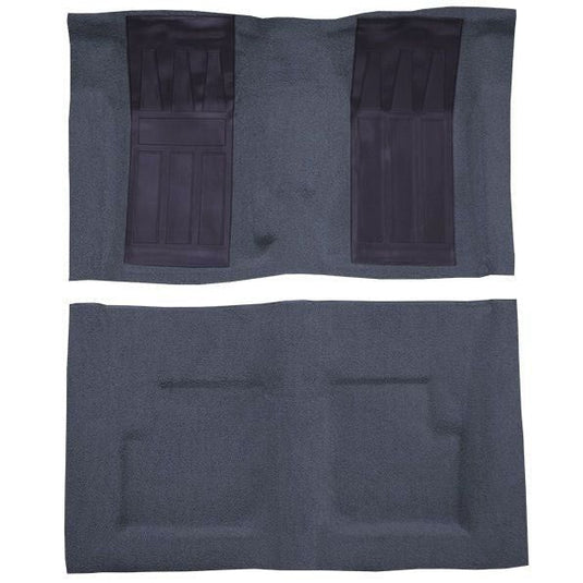 ACC Replacement Carpet Kit For 1971 Ford Torino GT 2DR Convertible 4spd with 2 Bright Blue Inserts - CHOOSE COLOR
