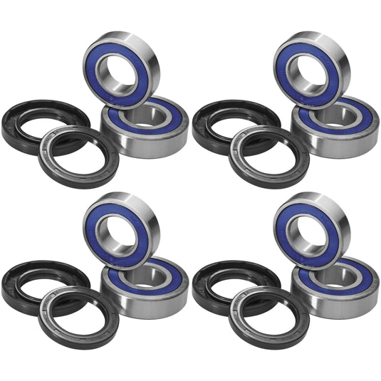 QUADBOSS Front and Rear Wheel Bearing Kits for Polaris RZR 900 60 INCH 2015-2016