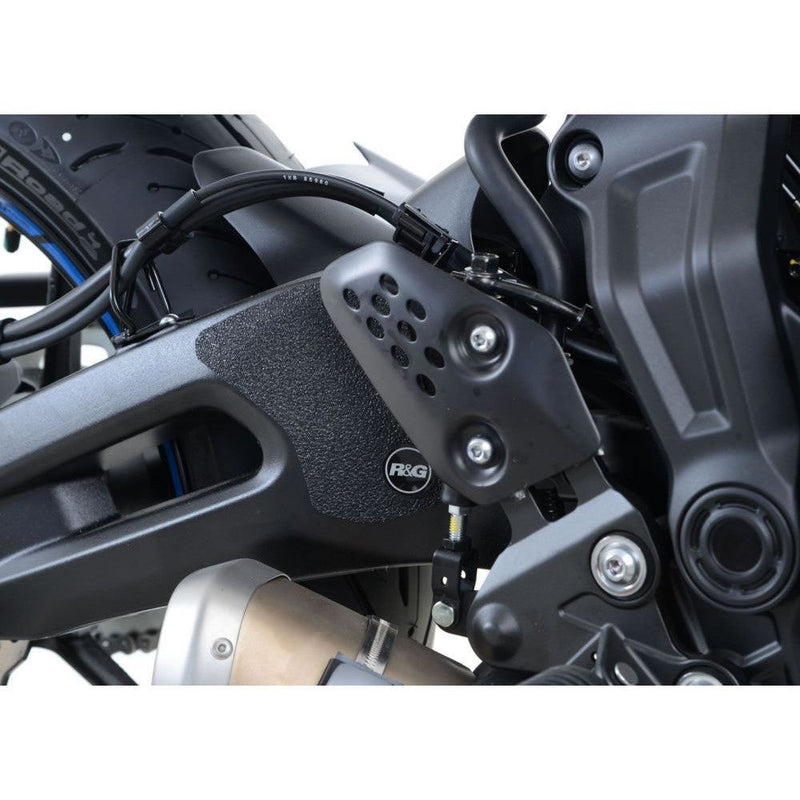 Load image into Gallery viewer, R&amp;G Racing Black Boot Guard Kit For 2016-2020 Yamaha MT-07 Tracer 700 FJ-07
