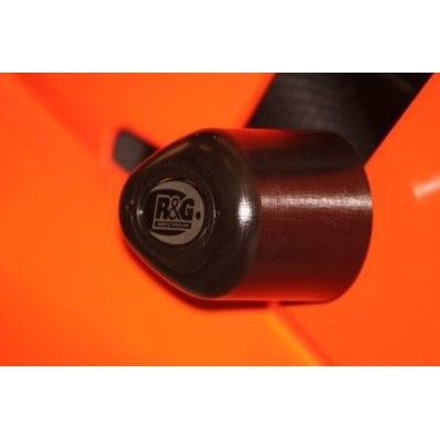 Load image into Gallery viewer, R&amp;G Racing Black Aero Style Crash Protection Bobbins For 2007-2008 Kawasaki Ninja ZX6R ZX600P
