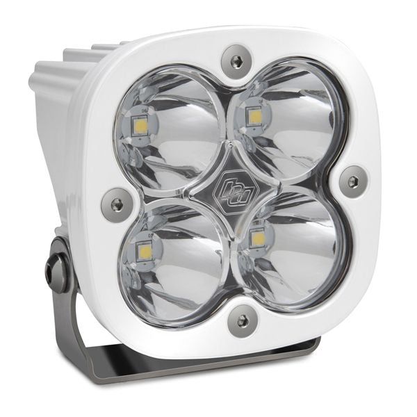 Load image into Gallery viewer, Baja Designs Auxiliary LED Light Pod Each White Frame Squadron Pro Series Spot Pattern Clear Lens Universal 490001WT
