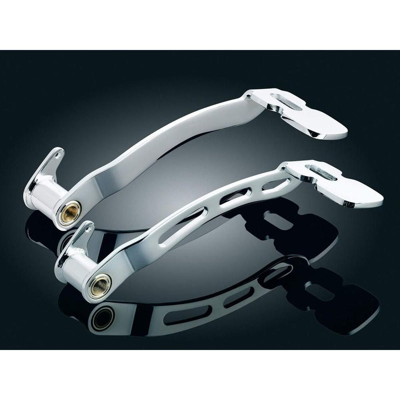 Load image into Gallery viewer, Kuryakyn Extended Brake Pedals Chrome
