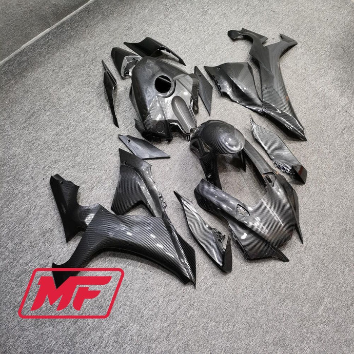 Monster Fairings Full Kit Yamaha R1 20-23 Carbon Fiber Style + Windshield + Gas Tank Cover