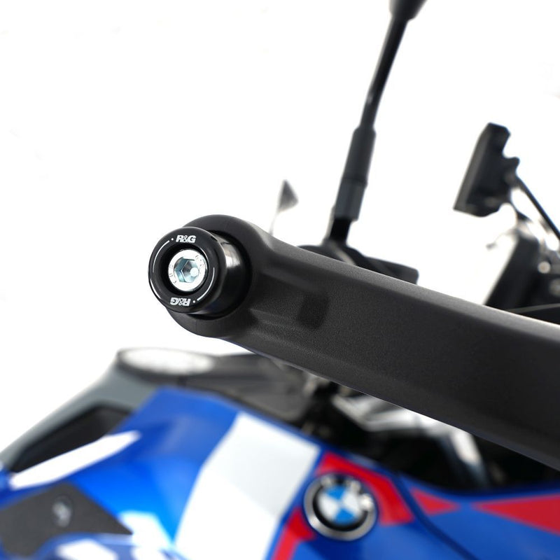 Load image into Gallery viewer, R&amp;G Racing Black Bar End Sliders For 2024-2024 BMW R 1300 GS Adventure
