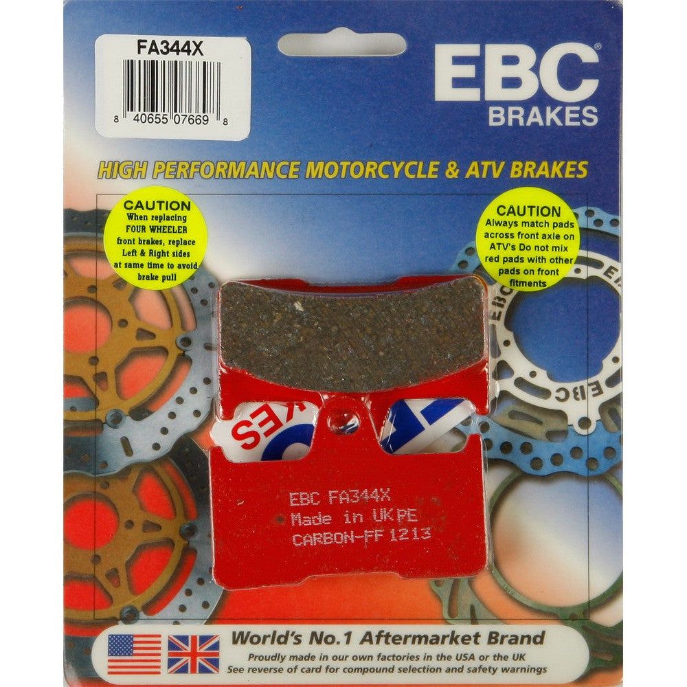 EBC 1 Pair Performance X-Series Carbon Brake Pads MPN FA344X