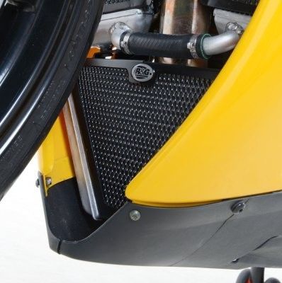 Load image into Gallery viewer, R&amp;G Racing Titanium Oil Cooler Guard For 2014 EBR 1190RX
