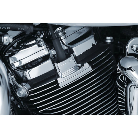 Kuryakyn Chrome Precision Spark Plug Covers 17-18 Harley Touring Trike Softail