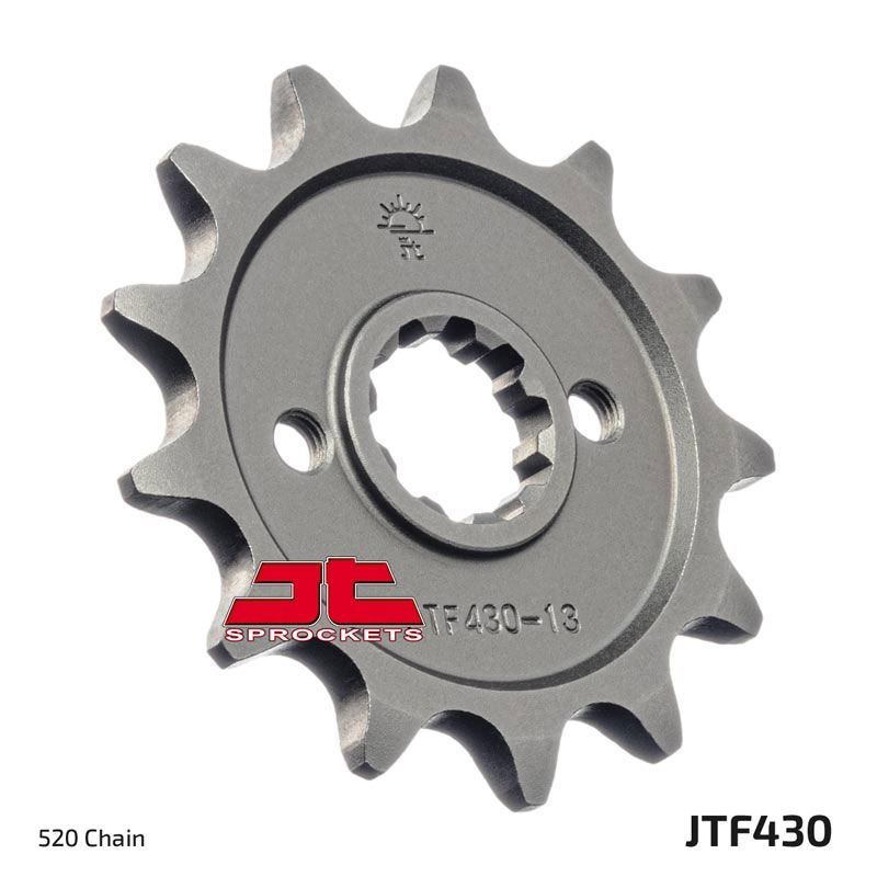 Load image into Gallery viewer, JT Sprockets Front Steel Countershaft Sprocket 13 Tooth 13T 520 Chain JTF430.13
