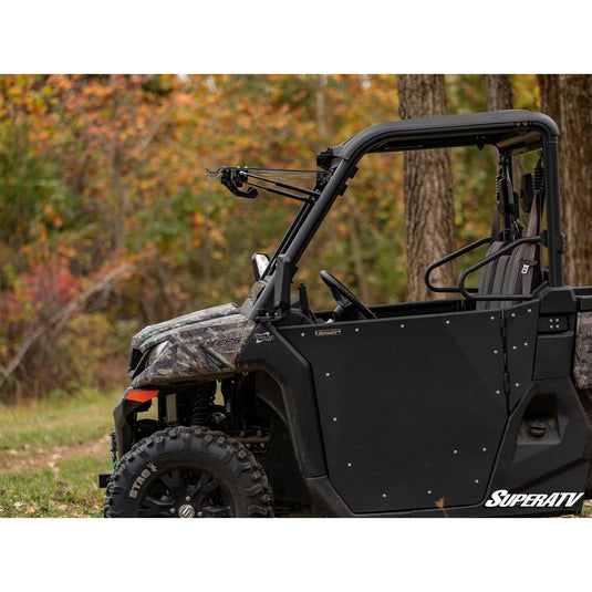 SuperATV CFMOTO UForce 1000 2019-2021 Scratch Resistant Flip Windshield FWS-CF-UF1000-70
