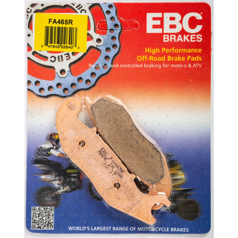 Load image into Gallery viewer, EBC 1 Pair HH Sintered Superbike Brake Pads MPN FA465R
