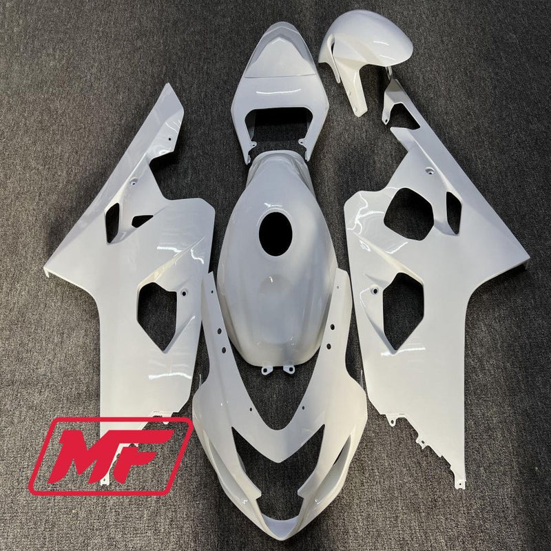 Load image into Gallery viewer, Monster Fairings Full Kit Suzuki GSXR600-750 04-05 Gloss White + Windshield + Gas Tank Cover
