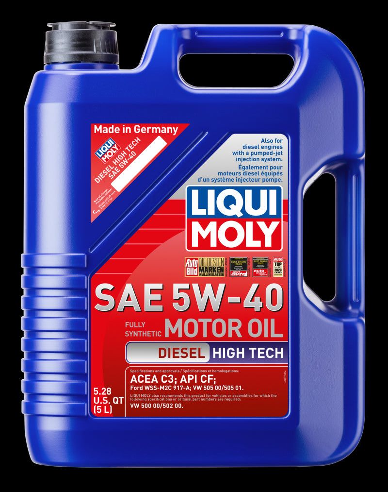 Load image into Gallery viewer, Liqui Moly 5L High Tech 5W40 Diesel Motor Oil 2022
