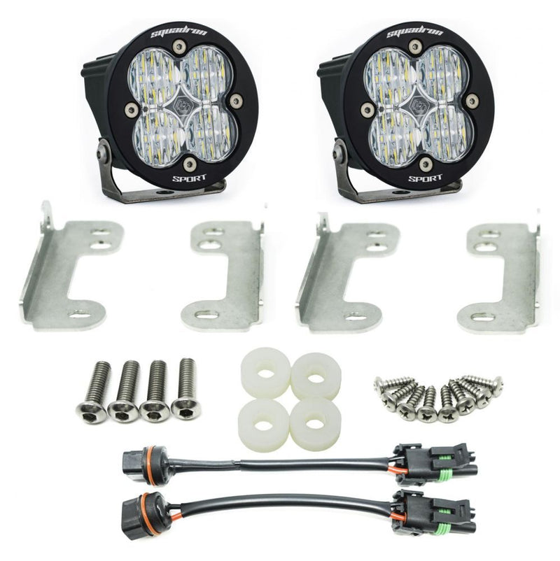 Load image into Gallery viewer, Baja Designs Fog Pocket Light Kit Squadron-R Sport Series Wide Cornering Pattern Clear Lens 447070
