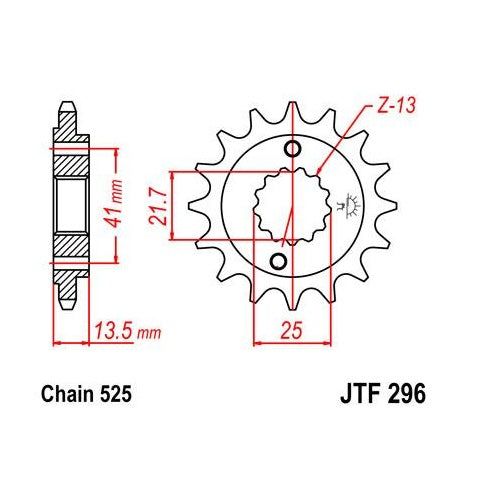 Steel Front Sprocket 16T for Street HONDA VT600C 1989-2007