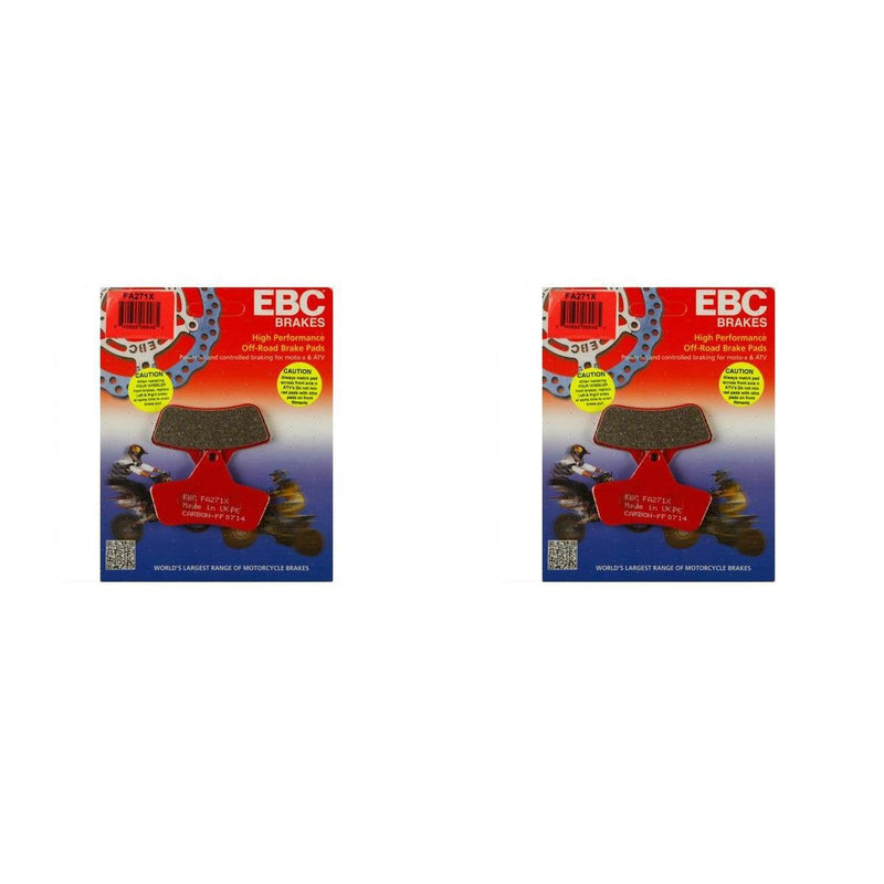 Load image into Gallery viewer, EBC Brake Pad Front Kit FA271X for Arctic Cat 400 2x4 1998-2004
