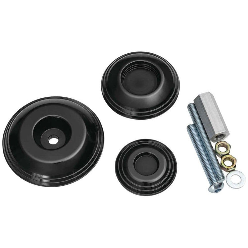 Load image into Gallery viewer, Kuryakyn Lodestar Black Rear Axle Sliders 3805
