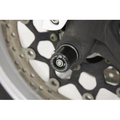 Load image into Gallery viewer, R&amp;G Racing Black Fork Protectors For 2010-2016 Honda VFR1200F ABS FP0096BK
