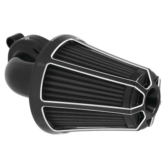 Arlen Ness Black Beveled Monster Sucker Air Cleaner Kit 81-036