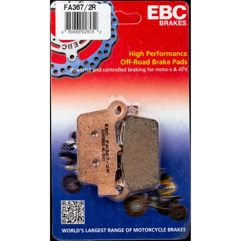 Load image into Gallery viewer, EBC 1 Pair Sintered HH Race Formula Brake Pads MPN FA367/2R
