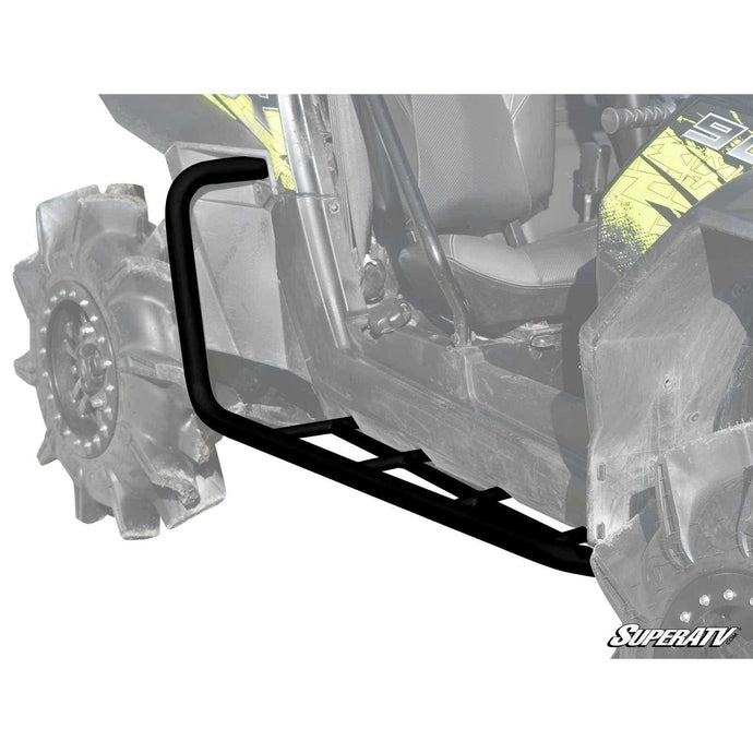 SuperATV Polaris RZR XP 900 Heavy Duty Rock Sliding Nerf Bars NB-P-RZRXP-007-00