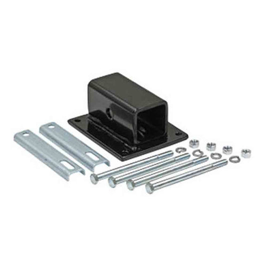 RV Bumper Receiver Adapter fits 4" or 4-1/2" Square Tube - NOT FOR TOWING - ACCESSORY MOUNT ONLY