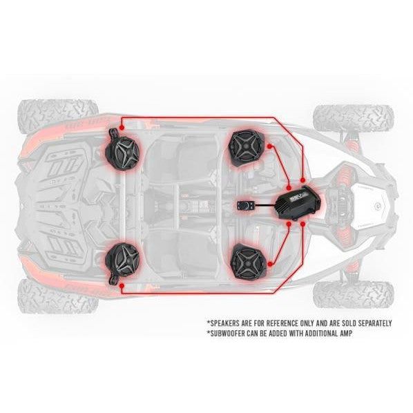 Load image into Gallery viewer, SSV Works Universal Rocker-Switch Audio-System 200-WP-MRB2R

