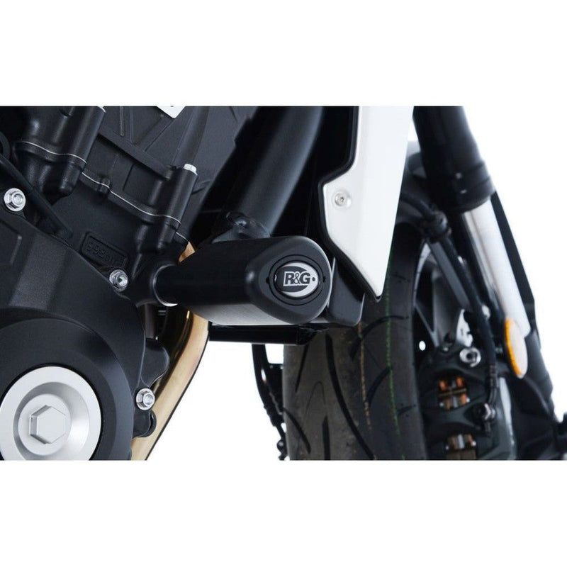 Load image into Gallery viewer, R&amp;G Racing Black Aero Style Crash Protection Bobbins For 2018-2020 Honda CB1000R
