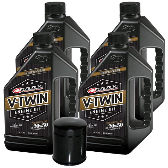 Synthetic Blend Engine Oil Change Kit Harley Davidson Evolution V-Twin HF170B