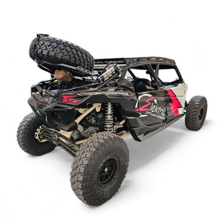 Load image into Gallery viewer, Elektric Offroad Volt Series Baja Style Spare Tire Rack For Can-Am Maverick X3 2017-2024
