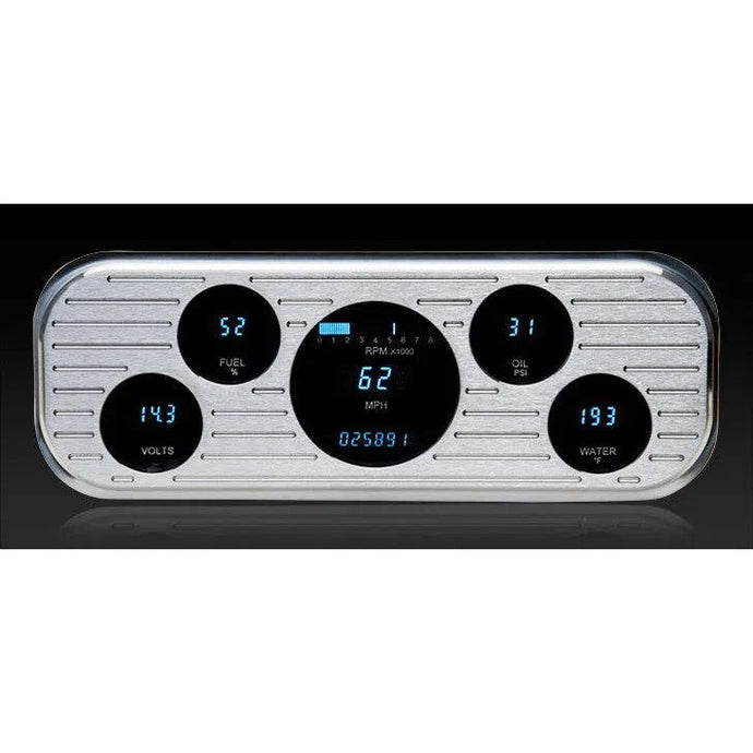 Dakota Digital 1937-1938 Chevrolet Series III Gauge Kit with Teal/Blue Display VFD3-37C-Z