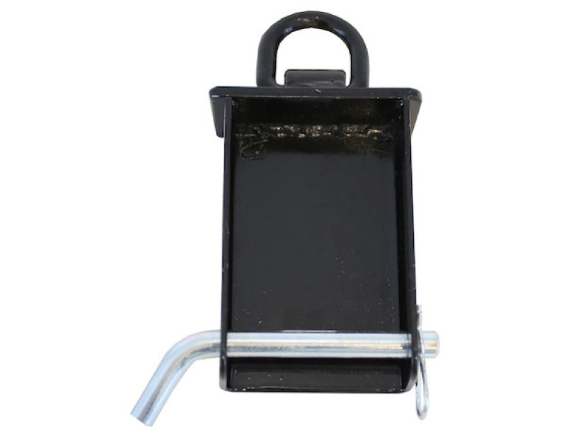 Load image into Gallery viewer, Stake Pocket 3/8 Inch Forged D-Ring (Black Powder-Coated)
