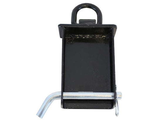 Stake Pocket 3/8 Inch Forged D-Ring (Black Powder-Coated)