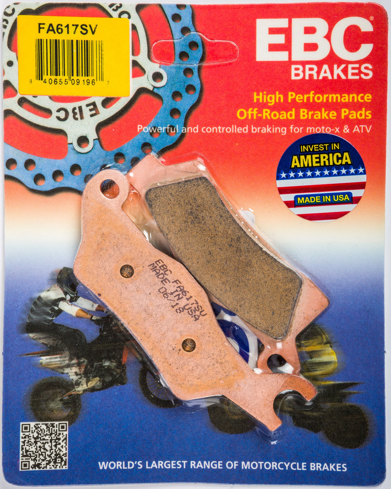 Load image into Gallery viewer, EBC 1 Pair SV Series Severe Duty Brake Pads MPN FA617SV
