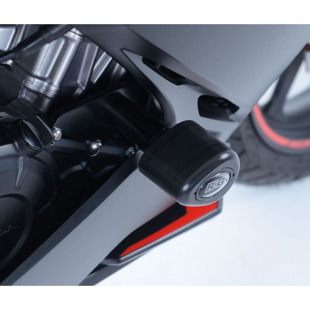 R&G Racing Black Aero Style Crash Protection Bobbins For 2017-2020 Honda CBR250RR