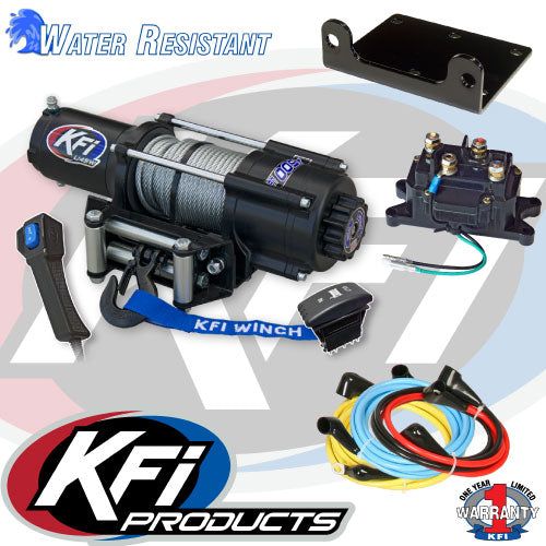 Load image into Gallery viewer, Winch Kit 4500 lb Wide For Polaris RZR XP 1000 Trails &amp; Rocks 2019-2021 (Steel Cable)
