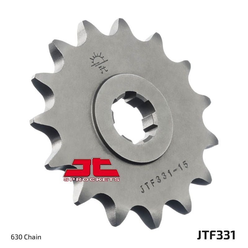 Load image into Gallery viewer, JT Sprockets Front Steel Countershaft Sprocket 15 Tooth 15T 630 Chain For Honda CB750K 750 Four K7 1977 JTF331.15
