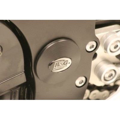 Load image into Gallery viewer, R&amp;G Racing Black Frame Plug LHS Lower For 2007-2008 Suzuki GSXR1000 FI0017BK
