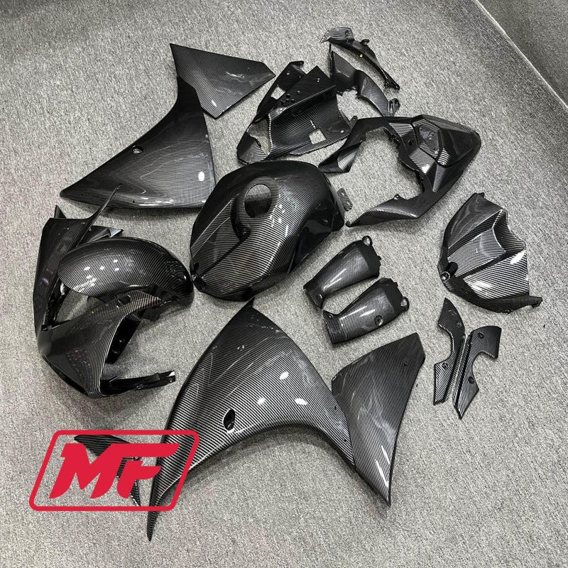 Load image into Gallery viewer, Monster Fairings Full Kit Yamaha R1 09-11 Carbon Fiber Style + Windshield + Gas Tank Cover
